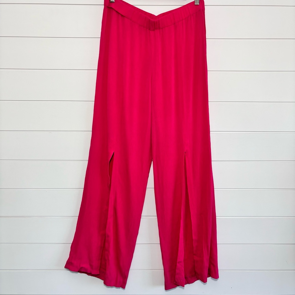 Trina Turk DAVON PANTS‎ Wide Leg Pink Size L